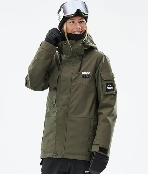 Ski Jassen>DOPE SNOW Adept W OliveGreen/Black