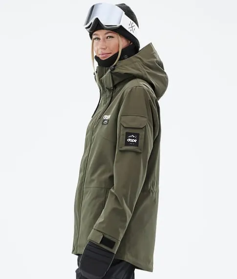 Ski Jassen>DOPE SNOW Adept W OliveGreen/Black