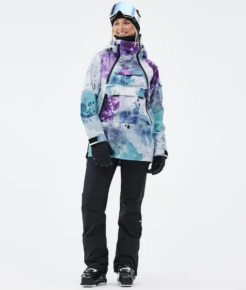 Ski Jassen>DOPE SNOW Akin W SprayGreenGrape