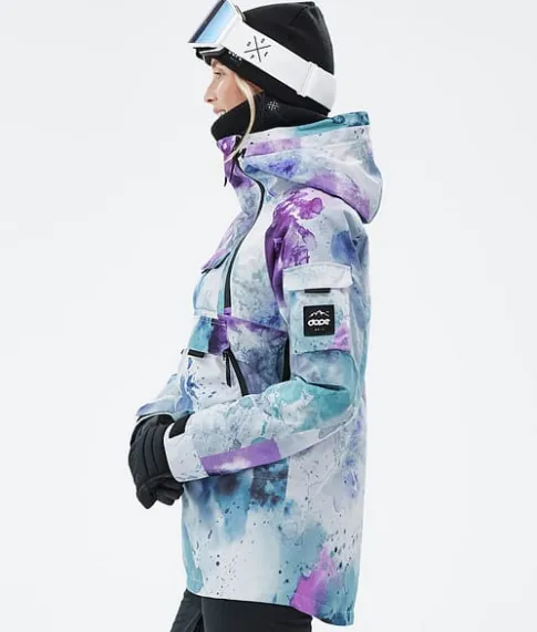 Ski Jassen>DOPE SNOW Akin W SprayGreenGrape
