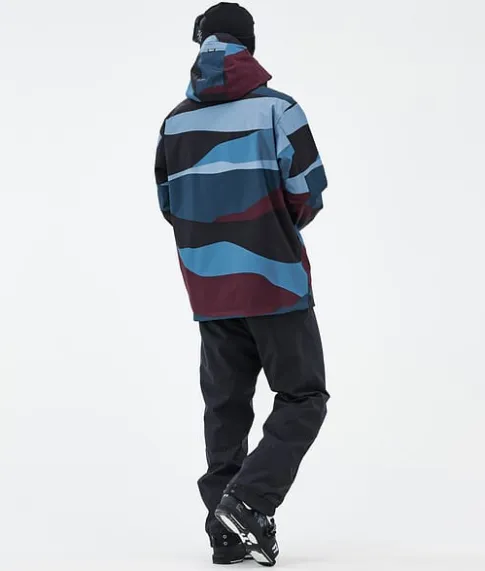 Ski Jassen>DOPE SNOW Blizzard ShardsBurgundyBlue