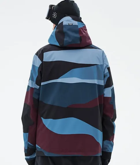 Ski Jassen>DOPE SNOW Blizzard ShardsBurgundyBlue