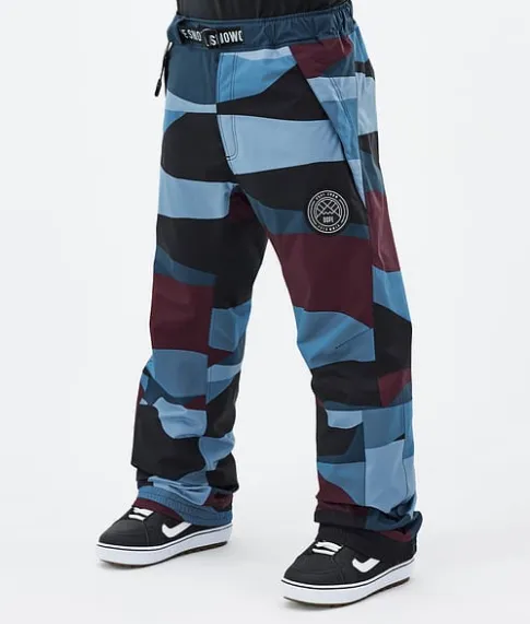 Snowboard Broeken>DOPE SNOW Blizzard ShardsBurgundyBlue