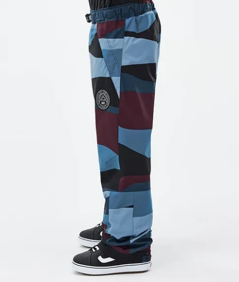 Snowboard Broeken>DOPE SNOW Blizzard ShardsBurgundyBlue