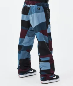 Snowboard Broeken>DOPE SNOW Blizzard ShardsBurgundyBlue