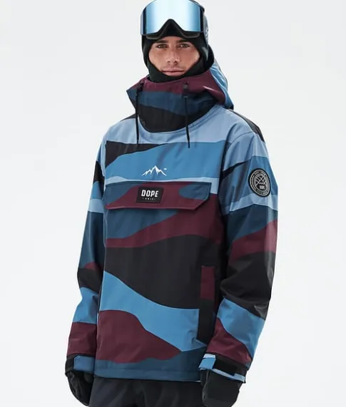 Snowboard Jassen>DOPE SNOW Blizzard ShardsBurgundyBlue