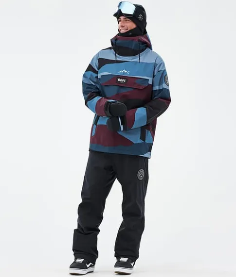 Snowboard Jassen>DOPE SNOW Blizzard ShardsBurgundyBlue