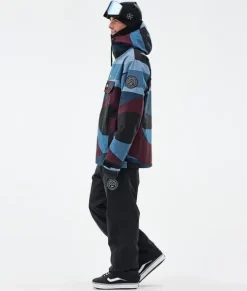 Snowboard Jassen>DOPE SNOW Blizzard ShardsBurgundyBlue