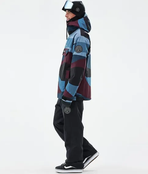 Snowboard Jassen>DOPE SNOW Blizzard ShardsBurgundyBlue