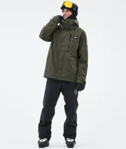 Ski Jassen>DOPE SNOW Blizzard Full Zip OliveGreen