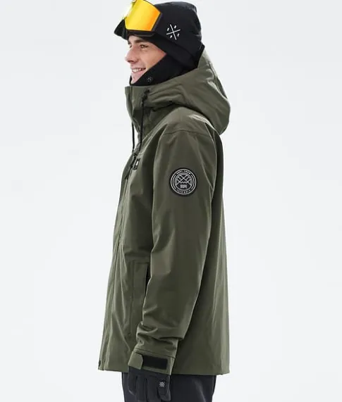 Ski Jassen>DOPE SNOW Blizzard Full Zip OliveGreen