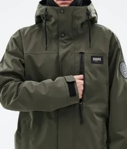 Ski Jassen>DOPE SNOW Blizzard Full Zip OliveGreen