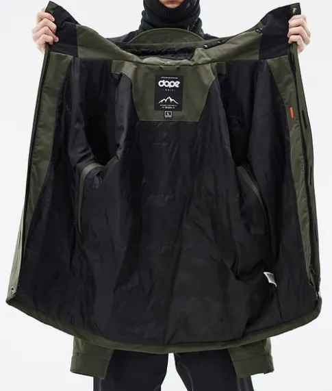 Ski Jassen>DOPE SNOW Blizzard Full Zip OliveGreen