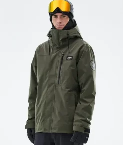 Snowboard Jassen>DOPE SNOW Blizzard Full Zip OliveGreen