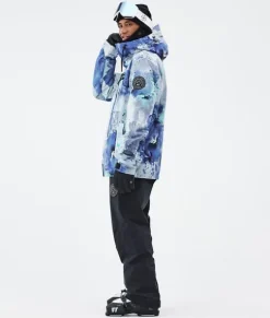 Ski Jassen>DOPE SNOW Blizzard Full Zip SprayBlueGreen