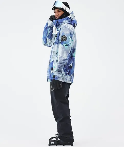 Ski Jassen>DOPE SNOW Blizzard Full Zip SprayBlueGreen