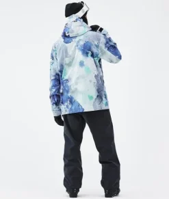 Ski Jassen>DOPE SNOW Blizzard Full Zip SprayBlueGreen