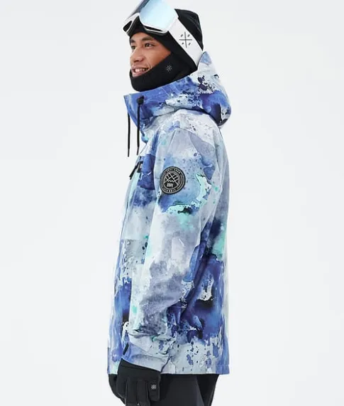 Ski Jassen>DOPE SNOW Blizzard Full Zip SprayBlueGreen