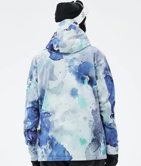 Ski Jassen>DOPE SNOW Blizzard Full Zip SprayBlueGreen