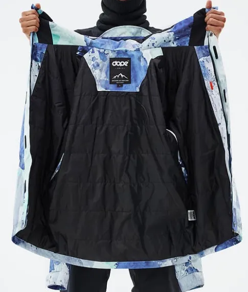 Ski Jassen>DOPE SNOW Blizzard Full Zip SprayBlueGreen