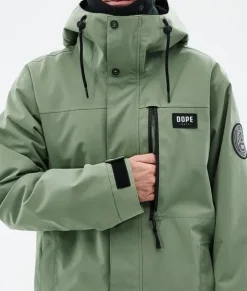 Ski Jassen>DOPE SNOW Blizzard Full Zip MossGreen