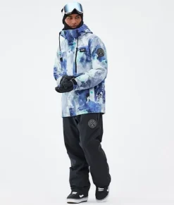 Snowboard Jassen>DOPE SNOW Blizzard Full Zip SprayBlueGreen