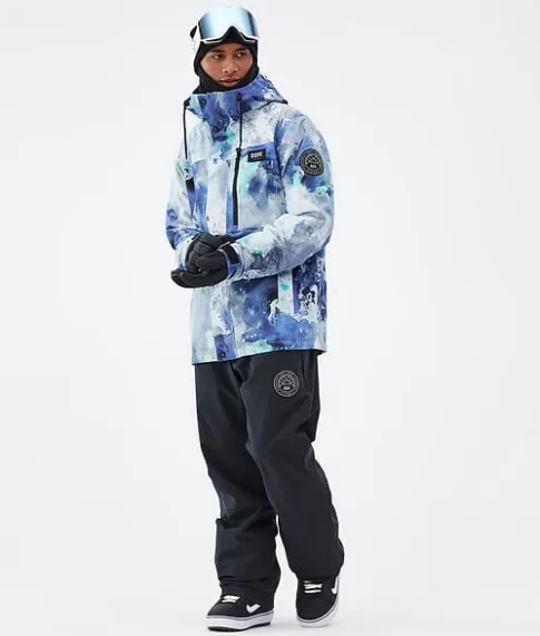 Snowboard Jassen>DOPE SNOW Blizzard Full Zip SprayBlueGreen