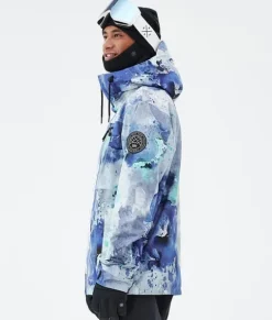 Snowboard Jassen>DOPE SNOW Blizzard Full Zip SprayBlueGreen