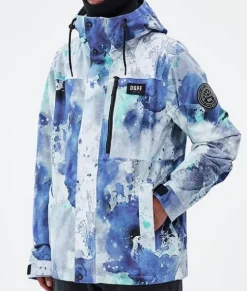 Snowboard Jassen>DOPE SNOW Blizzard Full Zip SprayBlueGreen