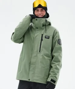 Snowboard Jassen>DOPE SNOW Blizzard Full Zip MossGreen