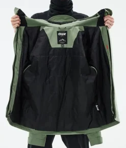 Snowboard Jassen>DOPE SNOW Blizzard Full Zip MossGreen