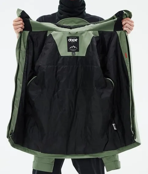 Snowboard Jassen>DOPE SNOW Blizzard Full Zip MossGreen
