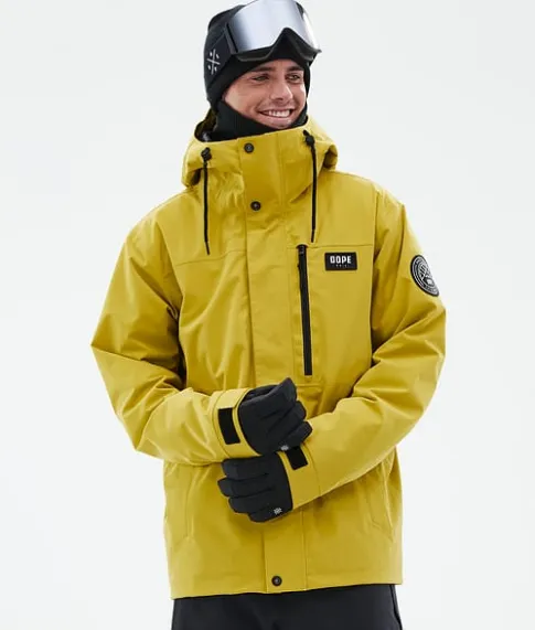 Snowboard Jassen>DOPE SNOW Blizzard Full Zip Yellow
