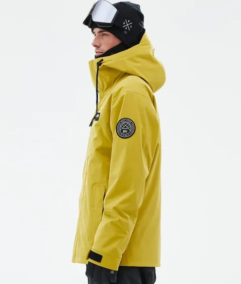 Snowboard Jassen>DOPE SNOW Blizzard Full Zip Yellow