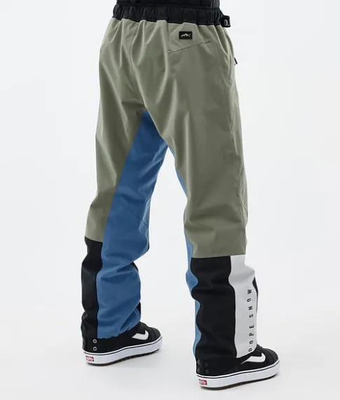 Snowboard Broeken>DOPE SNOW Blizzard Track Greenish/LightGrey/Black/BlueSteel