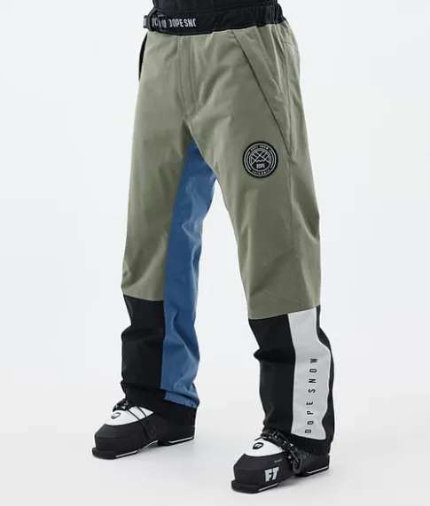 Skibroeken>DOPE SNOW Blizzard Track Greenish/LightGrey/Black/BlueSteel