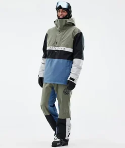Skibroeken>DOPE SNOW Blizzard Track Greenish/LightGrey/Black/BlueSteel