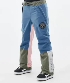Snowboard Broeken>DOPE SNOW Blizzard Track W BlueSteel/LightGrey/SoftPink/Greenish