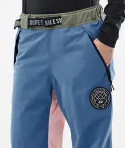Snowboard Broeken>DOPE SNOW Blizzard Track W BlueSteel/LightGrey/SoftPink/Greenish