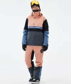 Snowboard Broeken>DOPE SNOW Blizzard Track W FadedPeach/BlueSteel/Black/MetalBlue