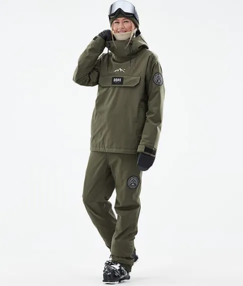 Skibroeken>DOPE SNOW Blizzard W OliveGreen