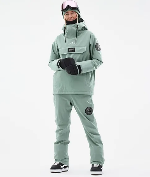 Snowboard Broeken>DOPE SNOW Blizzard W FadedGreen