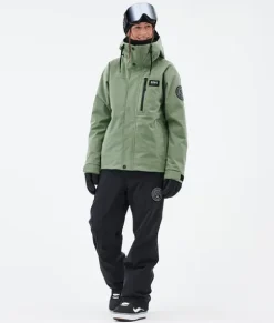 Snowboard Jassen>DOPE SNOW Blizzard W Full Zip MossGreen
