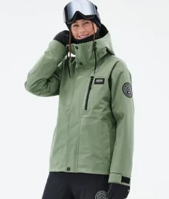 Ski Jassen>DOPE SNOW Blizzard W Full Zip MossGreen