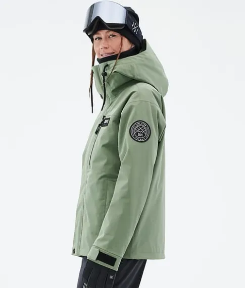 Ski Jassen>DOPE SNOW Blizzard W Full Zip MossGreen