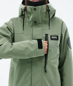 Ski Jassen>DOPE SNOW Blizzard W Full Zip MossGreen