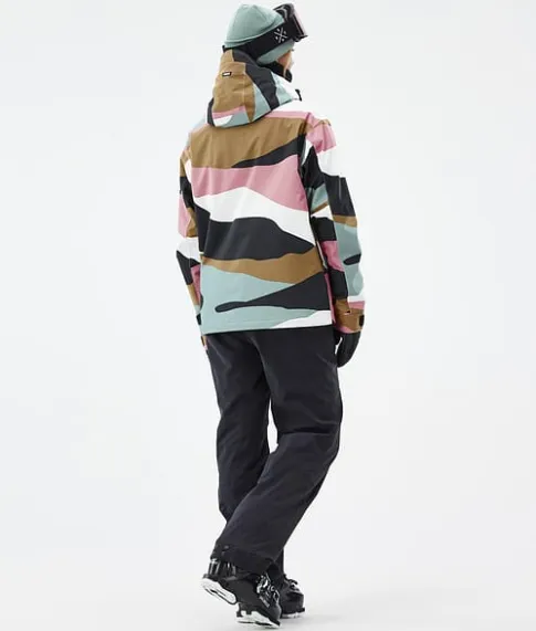 Ski Jassen>DOPE SNOW Blizzard W Full Zip ShardsGoldMutedPink