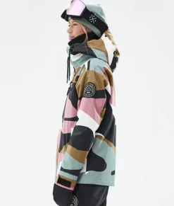 Ski Jassen>DOPE SNOW Blizzard W Full Zip ShardsGoldMutedPink