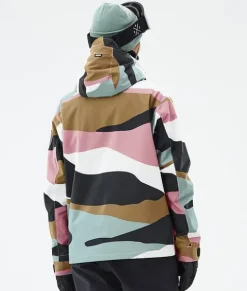 Ski Jassen>DOPE SNOW Blizzard W Full Zip ShardsGoldMutedPink