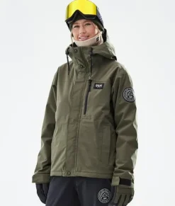 Ski Jassen>DOPE SNOW Blizzard W Full Zip OliveGreen